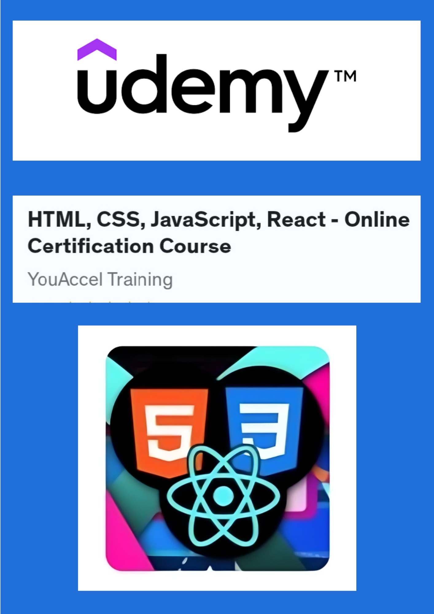 html,css,javascript,react